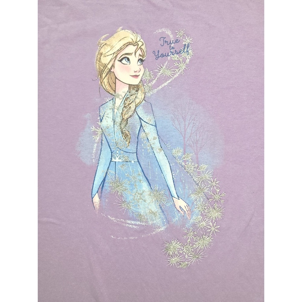 Disney Frozen II True To Yourself Elsa Graphic Tee Size M